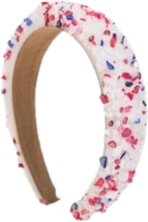 Trendsisters Haarband glitter haarband glitter diadeem goud roze trendy haarband summer haar accessoire zomer haar accessoire