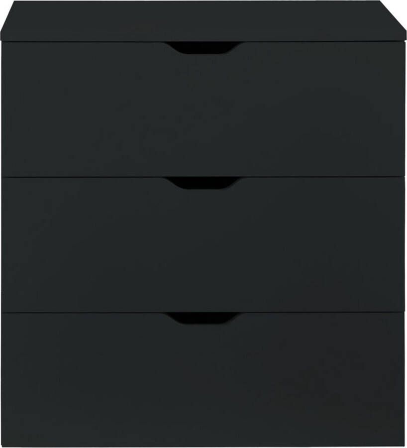 Trendteam smart living Basix Commode zwart 78 x 80 x 40 cm