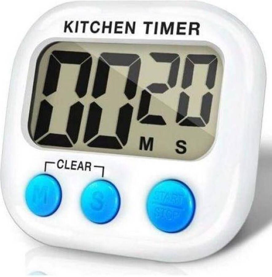 TrendX Kitchen Timer Digitale Kookwekker met Groot Display en Magneet