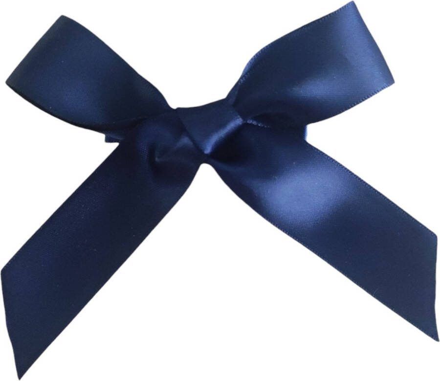 Trendy haarspeldjes Haarspeldje Meisje Strik Satijn Meisjes Haaraccessoires Peuter Kleuter Haarclips Blauw