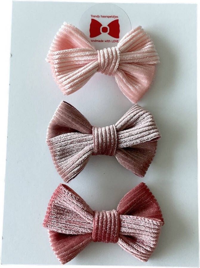 Trendy haarspeldjes Setje Haarspeldjes Meisjes Haaraccessoires Peuter Kleuter Haarclips Roze