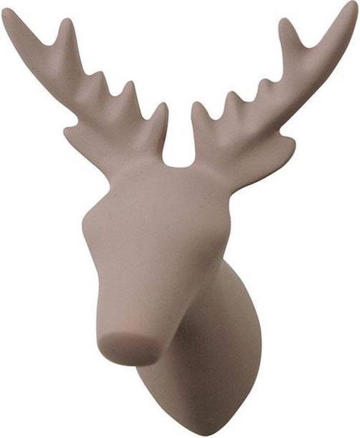 Trendy The zoo wandhaak Dear deer Matt sand