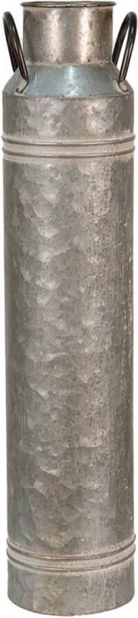 Trendybywave Decoratie Melkbus 14*13*61 cm Grijs Metaal Melkkan Metalen Melkbus Woonaccessoires