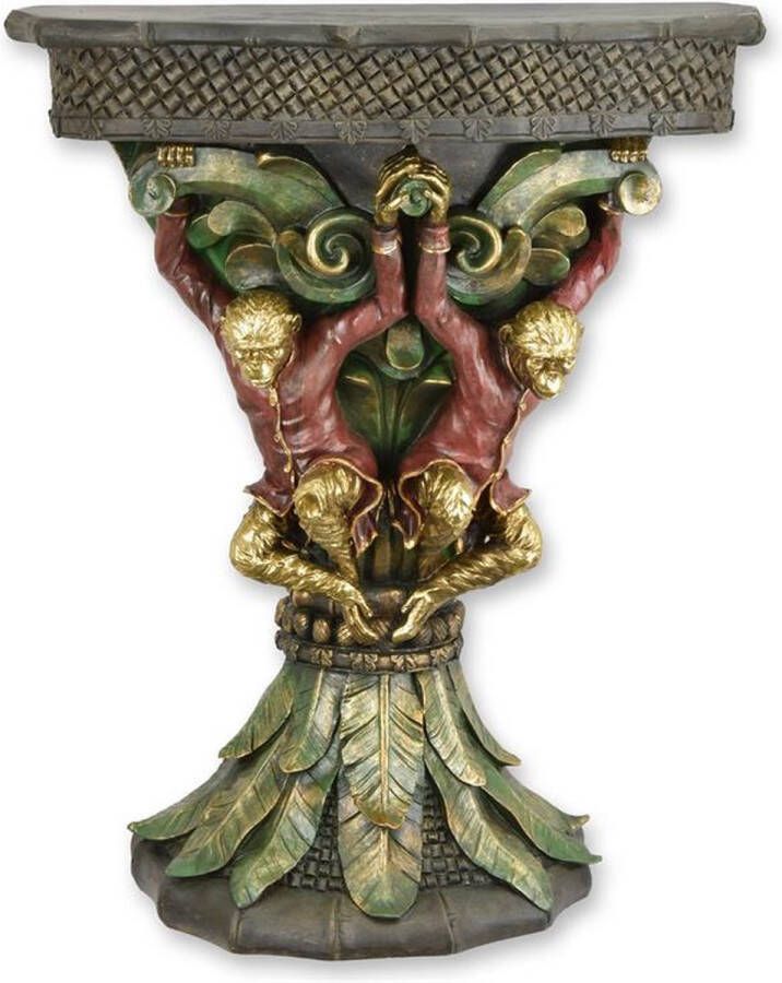 Trendybywave Ornament Wandconsole apen rood en groen 73 3 cm hoog