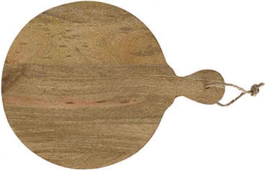 Trendybywave Tapasplank houten broodplank met touw 30 cm rond Trendy