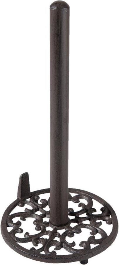 Trendybywave Keukenrolhouder Ø 16*32 cm Bruin Ijzer Rollenhouder Keukenpapier Houder