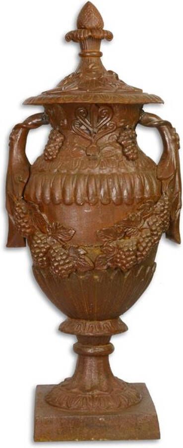 Trendybywave Urn gietijzeren ornament Tuinornament 91 4 cm hoog