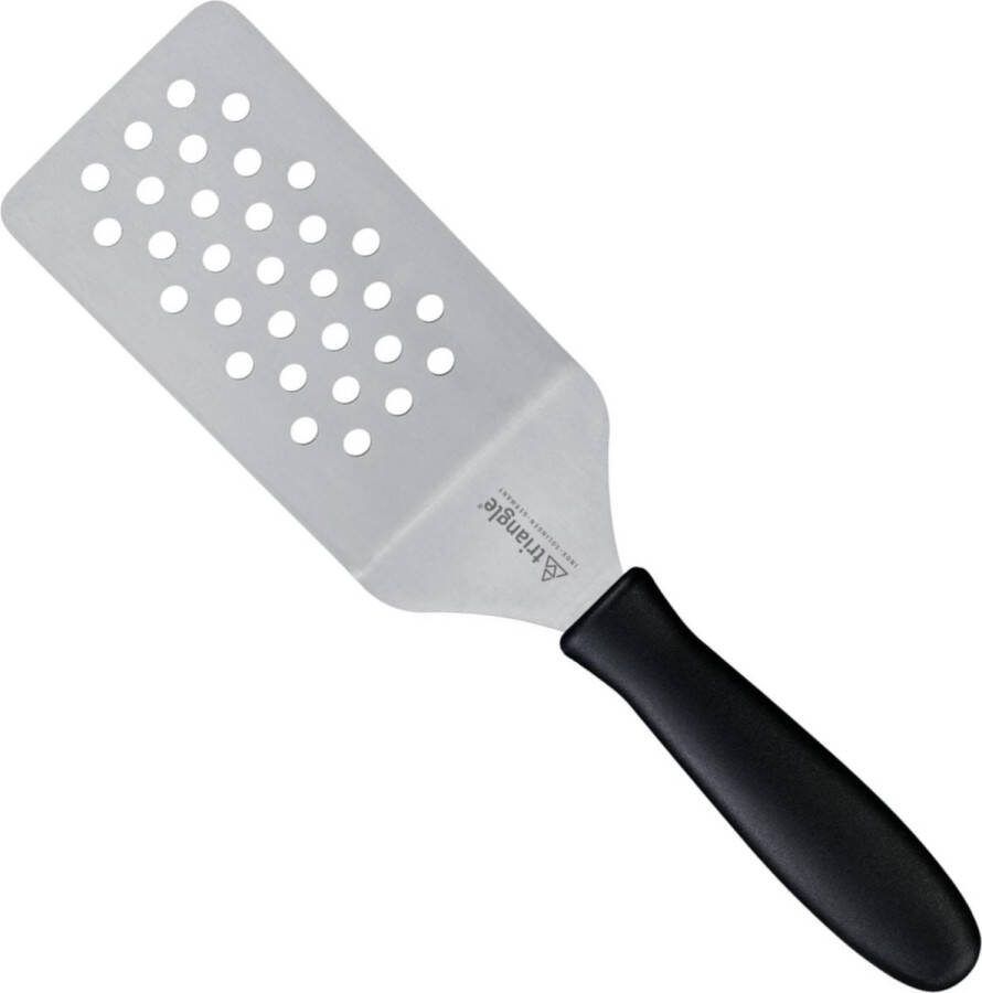Triangle Paletmes met Knik en Gaatjes 14 cm Premium RVS Vaatwasserbestendig