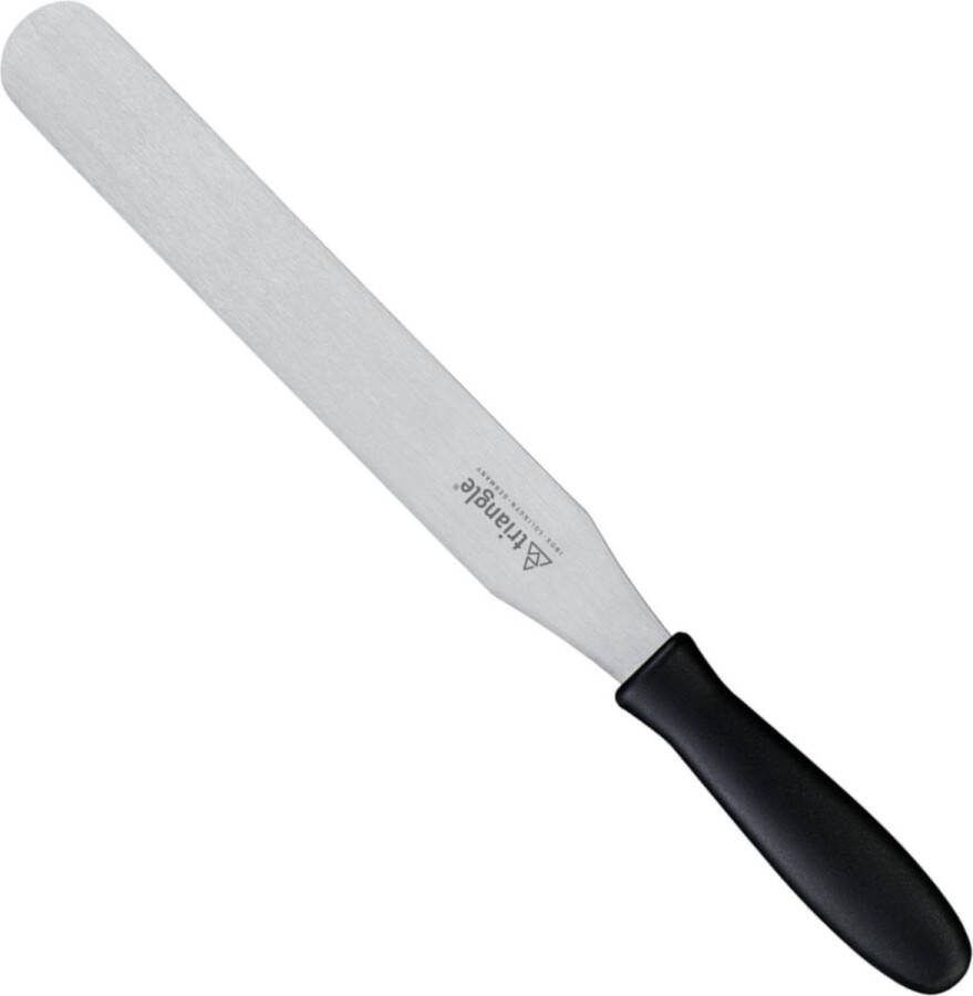 Triangle Professioneel Paletmes Glaceermes 25 cm Ergonomisch Zwart Handvat