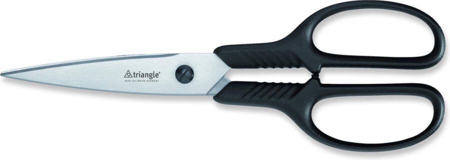 Triangle Professionele Keukenschaar 24 cm RVS met Microvertanding Uitneembaar voor Eenvoudige Reiniging