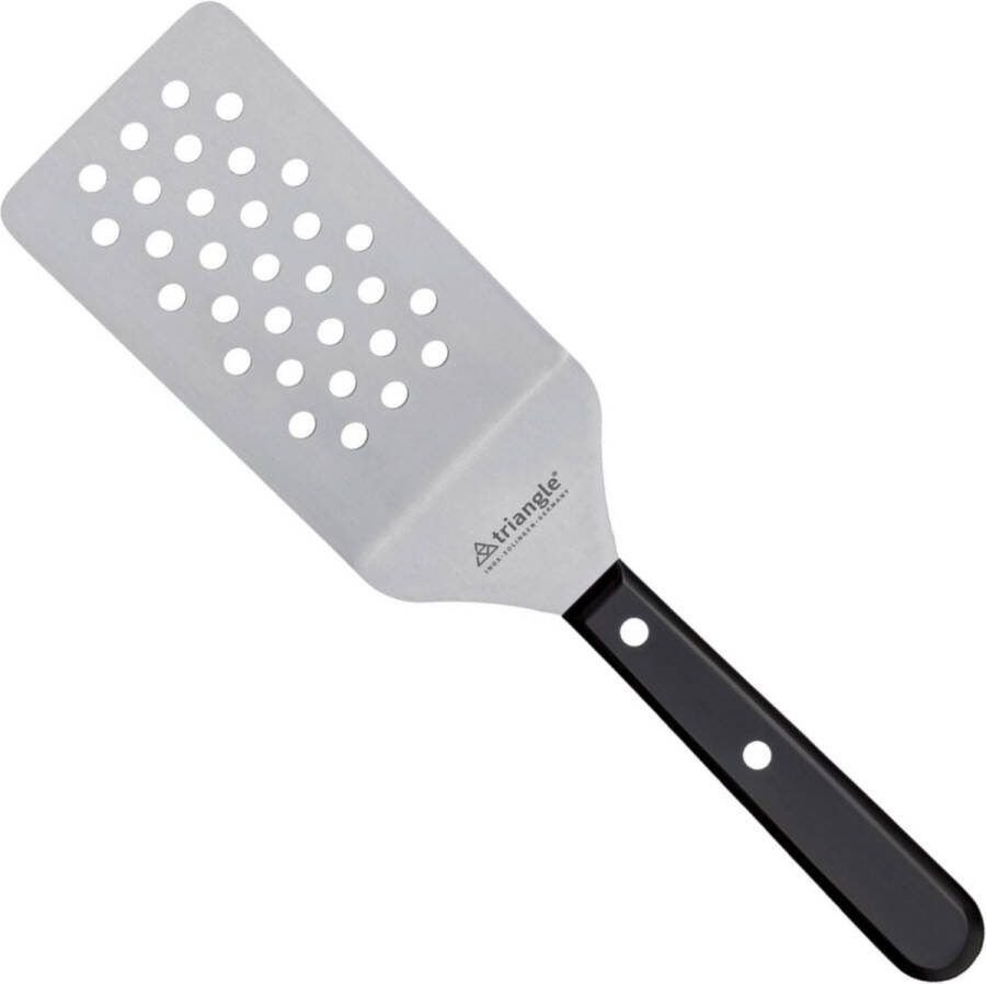 Triangle RVS Paletmes met Knik en Gaatjes 14 cm Breed Vaatwasserbestendig