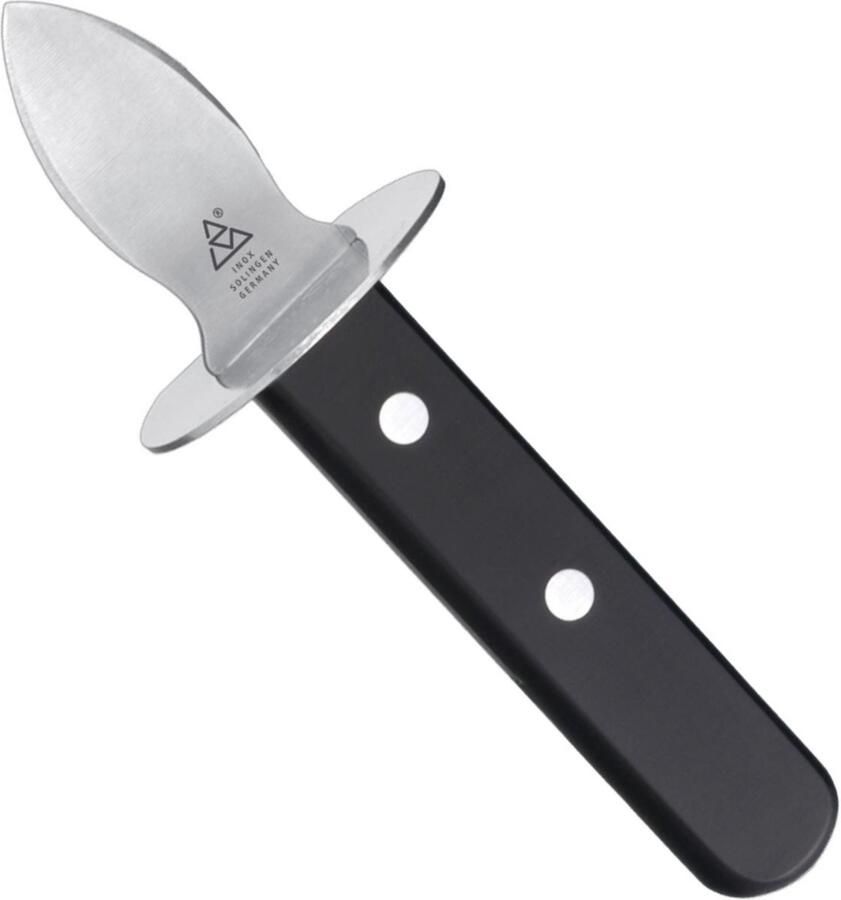 Triangle Professioneel Oestermes Breed Handvat RVS Vaatwasserbestendig 17 cm