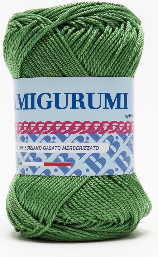 Tricot Cafè B.B.B. Filati Amigurumi Breigaren van puur katoen zeer zacht geschikt voor poppen en poppen machinewasbaar voor strijkijzer haaknaalden: 3-4 grasgroen 462 50 gr