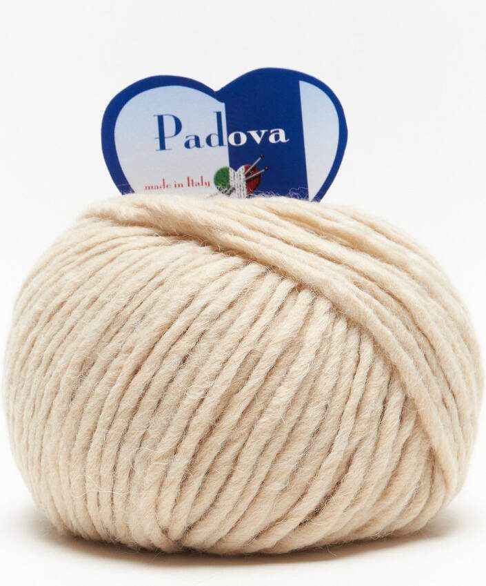 Tricot Cafè Tricot Café Padova Wol-alpacamix garen geschikt voor alle soorten werk Ideaal voor haakwerk Gemaakt in Italië Mix elegantie en kwaliteit 50g donker crème kleur 2