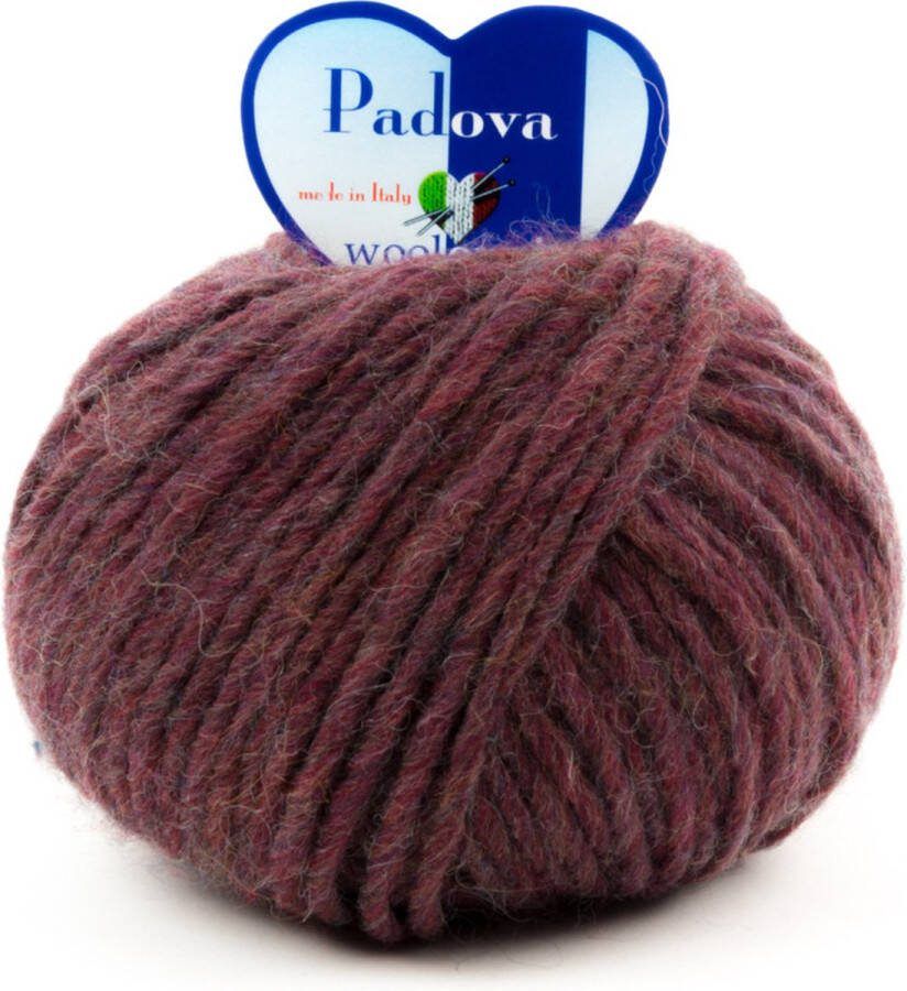 Tricot Cafè Tricot Café Padova Wol-alpacamix garen geschikt voor alle soorten werk Ideaal voor haakwerk Gemaakt in Italië Mix elegantie en kwaliteit 50g Bordeaux 023
