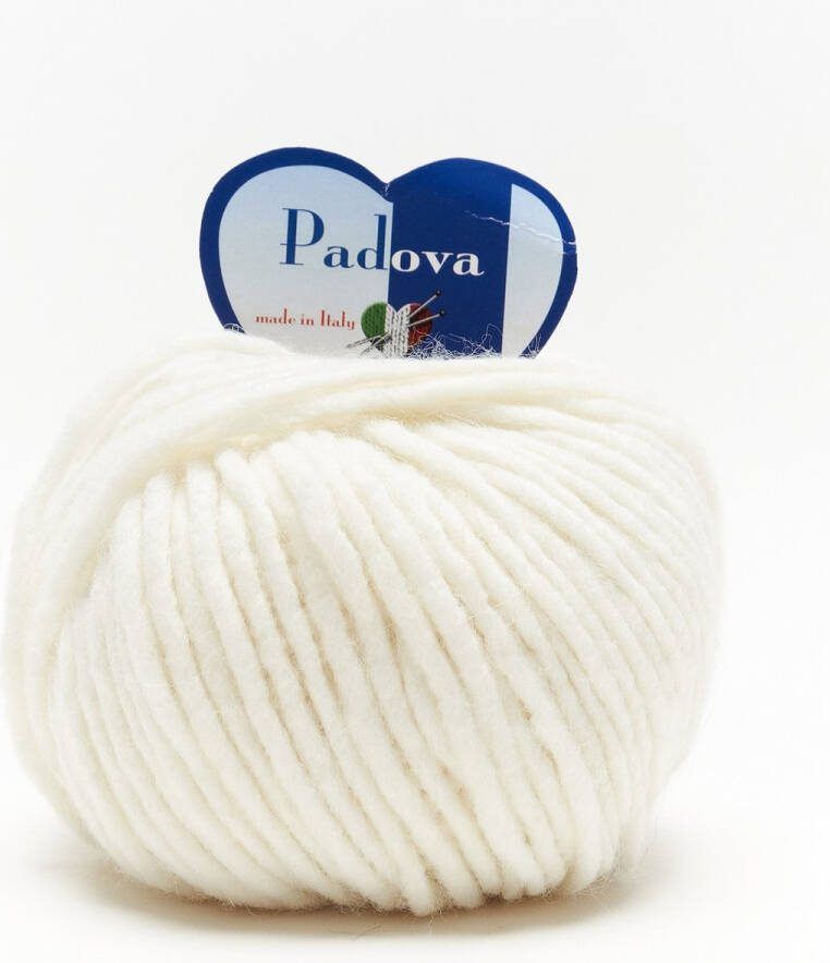 Tricot Cafè Tricot Café Padova Wol-alpacamix garen geschikt voor alle soorten werk Ideaal voor haakwerk Gemaakt in Italië Mix elegantie en kwaliteit 50g wit 1