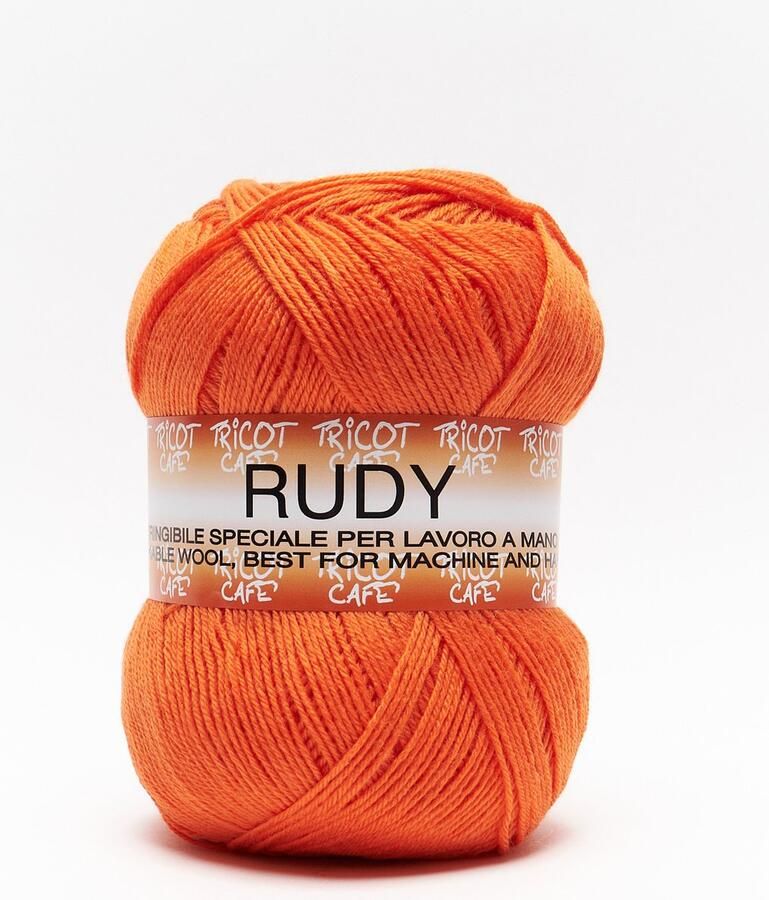 Tricot Cafè Tricot Café Rudy Warm en zacht garen van een wol-acrylmengsel ideaal voor alle soorten breiwerk Naaldmaat: 3 50 4 00 250gr Oranje 914