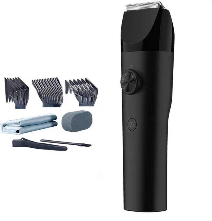 TrimMate Tondeuse voor Mannen Trimmers voor Mannen IPX7 Waterdicht Professionele Snoerloze Elektrische Haarknipper Kappers Trimmer Zwart