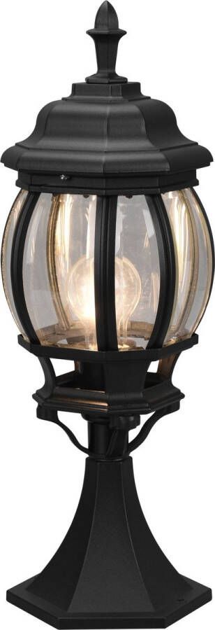 TRIO ELVO Paalverlichting Zwart mat excl. 1x E27 4W Buitenverlichting IP23