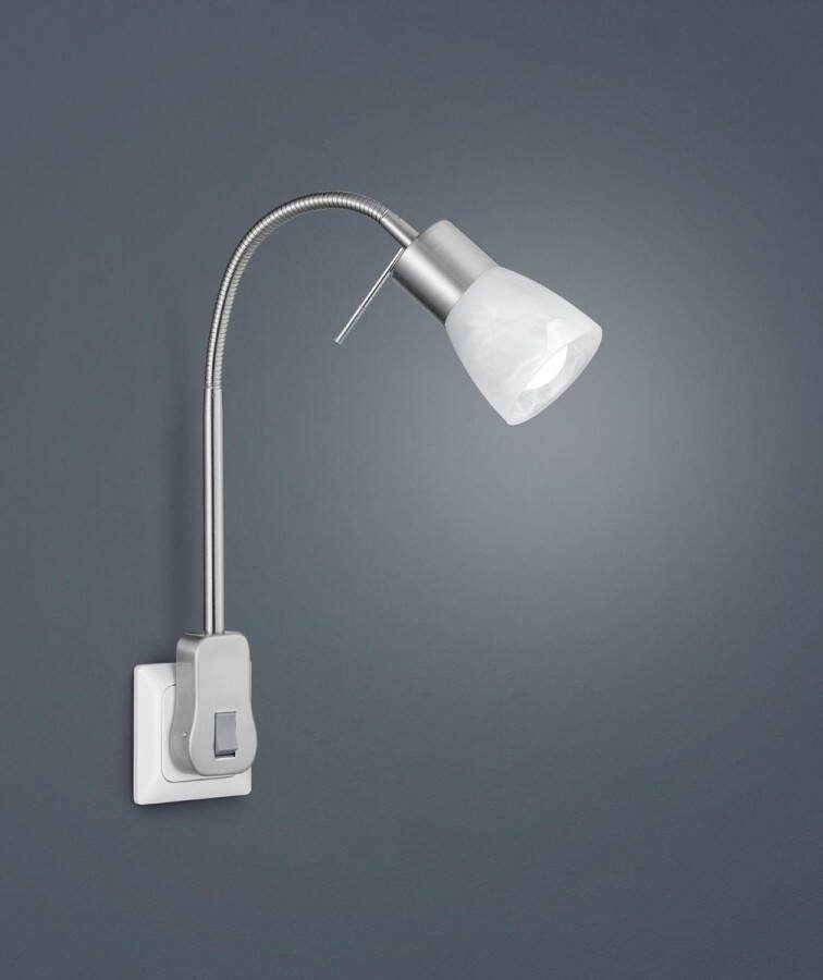 TRIO LEVISTO Spot Mat staal incl.1x4 9W E14 470Lm 3000K IP20