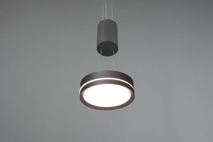 Trio Moderne Hanglamp Franklin Metaal Grijs