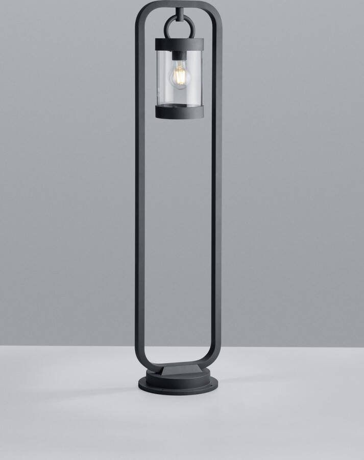 TRIO SAMBESI Paalverlichting Antraciet excl. 1x E27 4W Schemeringsensor Buitenverlichting IP44