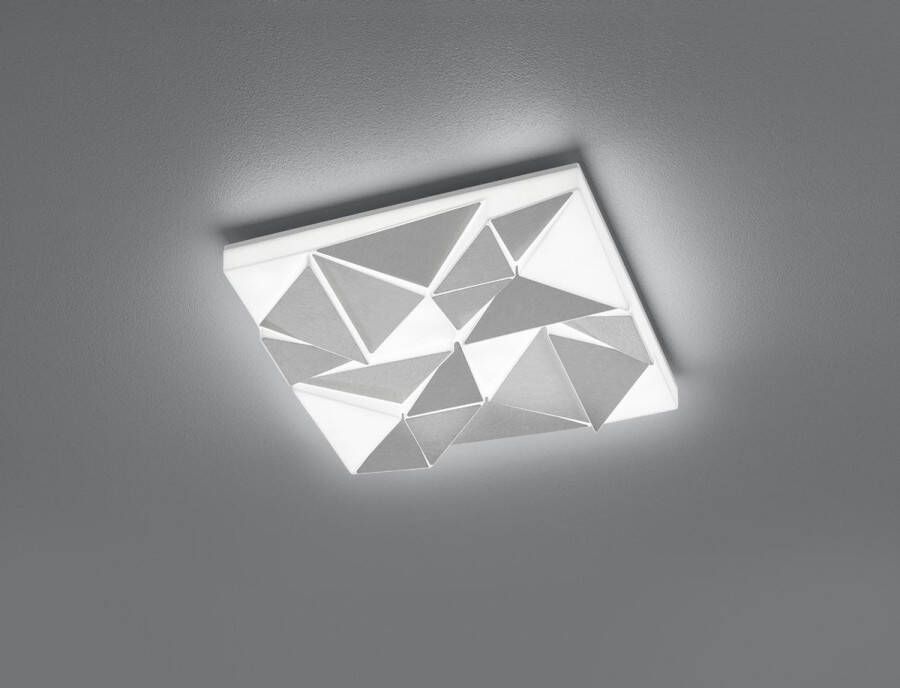 TRIO Plafondlamp Trinity Aluminium 40 cm