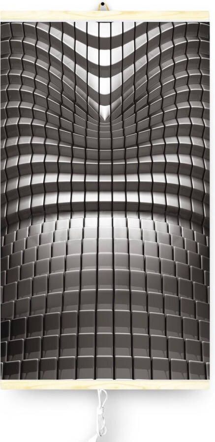 TRIO. TRIO Infrarood flexibel verwarmingspaneel met schakelaar TRIO EO400 patroon 7 abstract 430W afmetingen 100x57cm