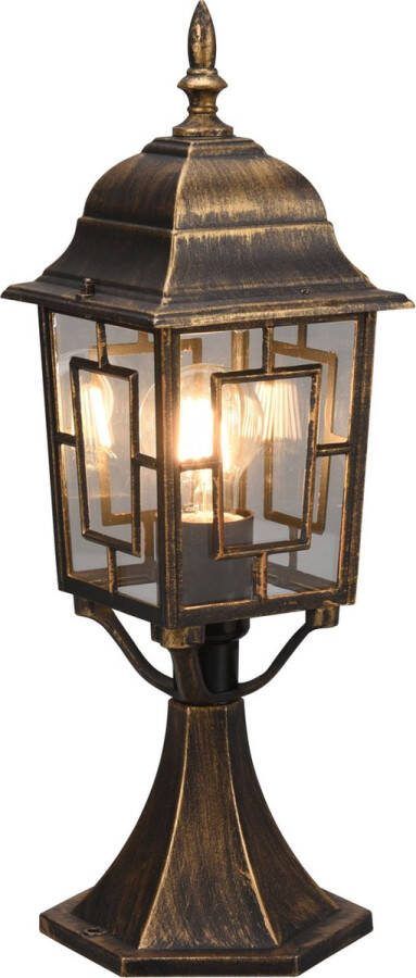 TRIO VOLTURNO Paalverlichting Antieke roest excl. 1x E27 4W Buitenverlichting IP23