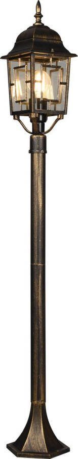 TRIO VOLTURNO Paalverlichting Antieke roest excl. 1x E27 4W Buitenverlichting IP23