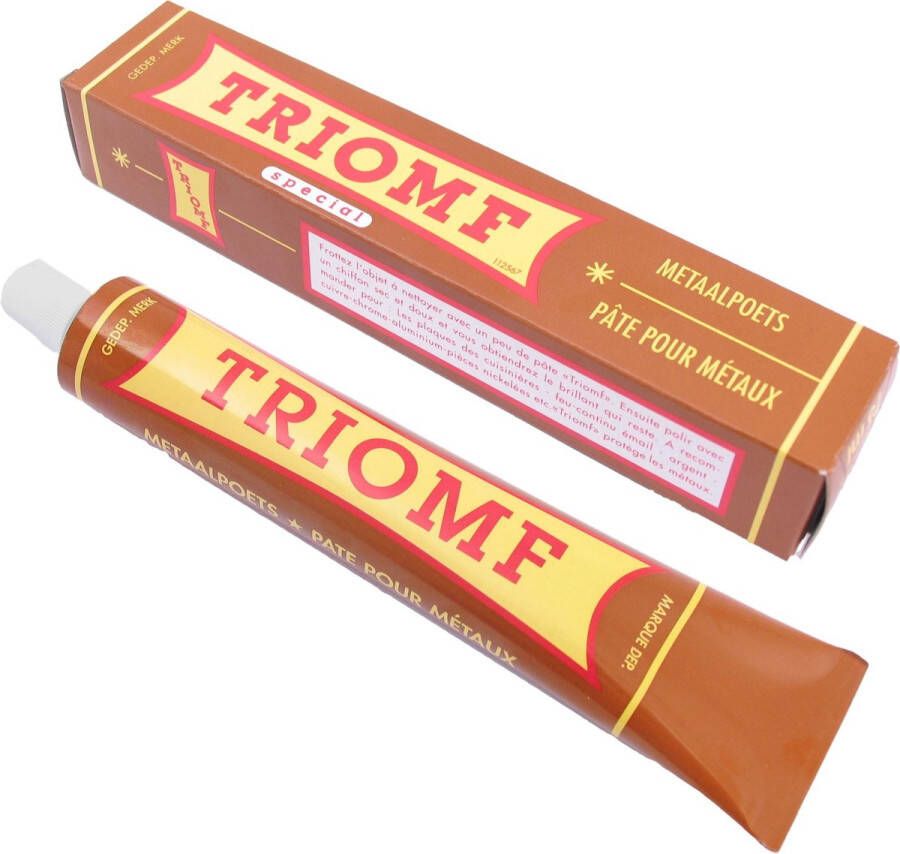 No brand Triomf Metaalpoets tube 75ml