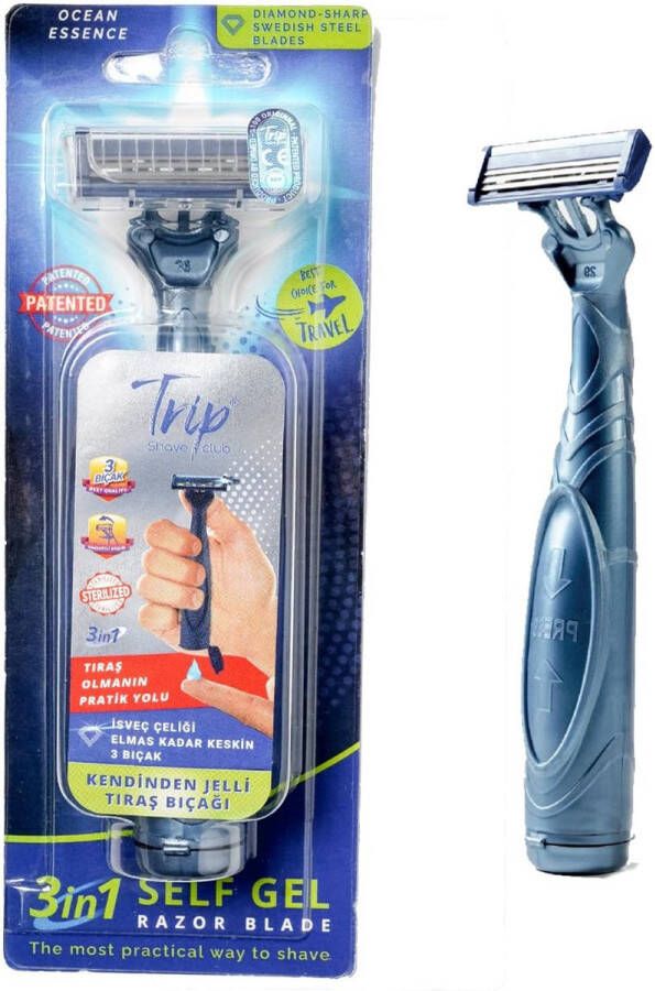 Trip Shave Club Self-Gel Scheermes wegwerp