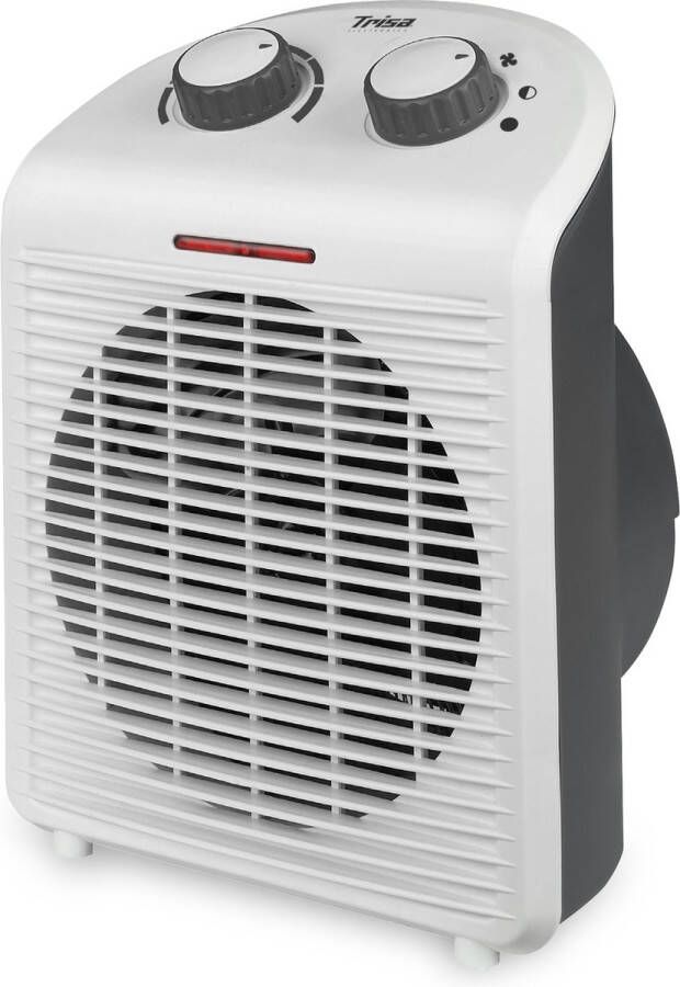 Trisa Heat & Chill Ventilatorkachel 1 5 m Binnen Vloer Grijs Wit Draaiknop 2000 W