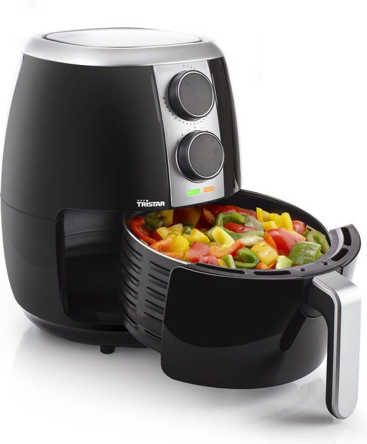 Tristar Airfryer FR-6989 – 3.5 liter Heteluchtfriteuse – Crispy Fryer met Cool Touch Handvat Zwart