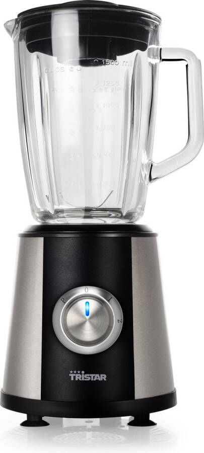 Tristar BL-4430 Blender – Inhoud: 1.5 liter – Roestvrijstalen behuizing