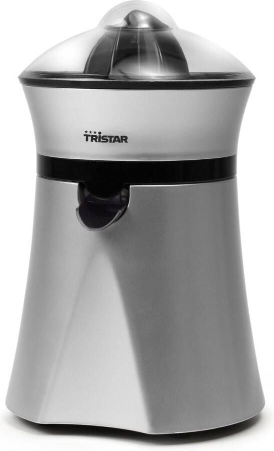 Tristar Citruspers CP-2262 Elektrische Citruspers Twee verschillende perskegels Met snoeropbergsysteem transparante deksel en anti-slip voetjes RVS