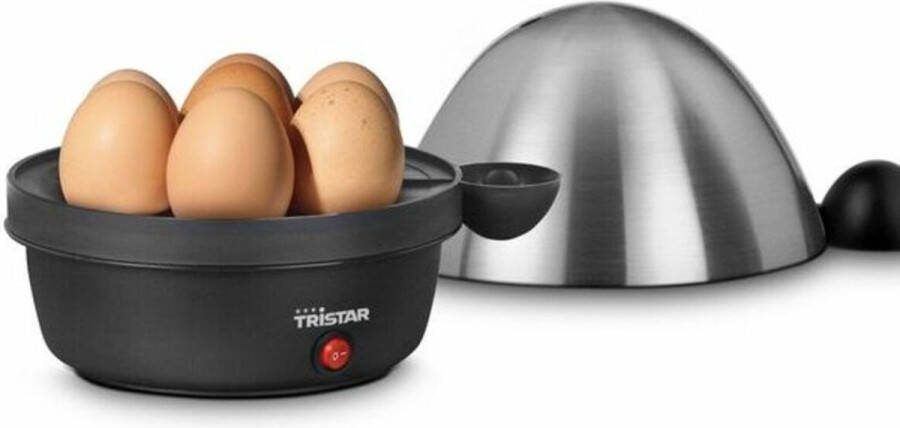 Tristar Eierkoker EK-3076 Geschikt voor 7 eieren Inclusief maatbeker Eierprikker 350W RVS