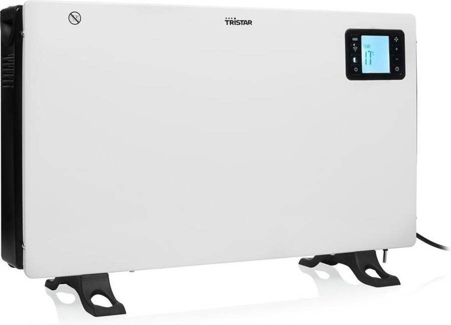 Tristar KA-5819 Convectorkachel met Wi-Fi 2000W Turbofunctie Timer en Vorstvrije Modus App- en Spraakgestuurd LCD-Display Afstandsbediening Wit
