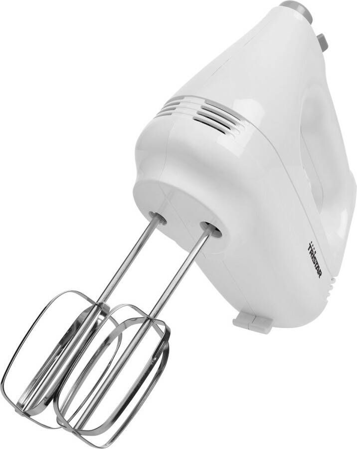 Tristar Handmixer MX-4202 Mixer 6 snelheden Turbofunctie Deeghaken Gardes 200 Watt Wit