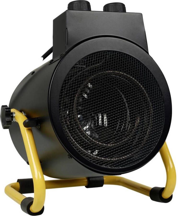 Tristar Bouwverwarming KA-5061 Elektrische Kachel – Keramische heater voor garage werkplaats of tijdens het verbouwen Industriële bijverwarming met regelbare thermostaat 3 standen
