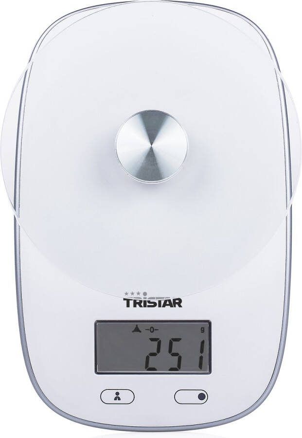 Tristar Keukenweegschaal KW-2445 Digitale keukenweegschaal Tot 5 kilogram Wit