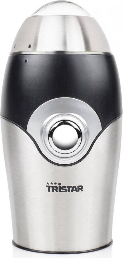 Tristar KM-2270 Elektrische Koffiemolen Coffee Grinder Bonenmaler met RVS messen RVS