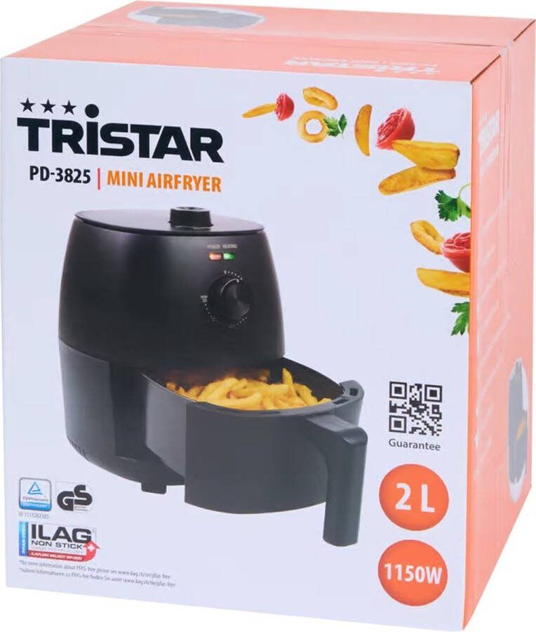 Tristar Mini airfryer smartfryer 1150 Watt 230 volt- 2 liter