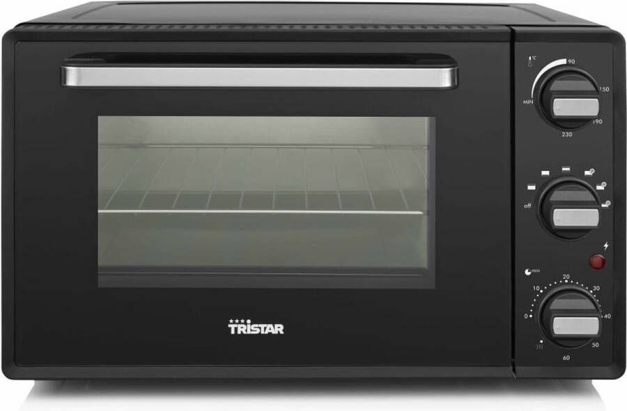 Tristar OV-3625 Convectieoven – Vrijstaande Oven 28 liter – Heteluchtoven 1500 Watt Zwart