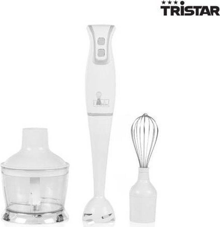 Tristar Staafmixerset PD8960 4 delig Blender 350W 2 snelheden wit