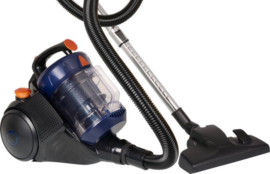 Tristar Stofzuiger SZ-4135 Stofzuiger zonder zak Cyclone vacuum cleaner Geschikt voor alle oppervlakken 9 meter actieradius XXL Stofbak Blauw