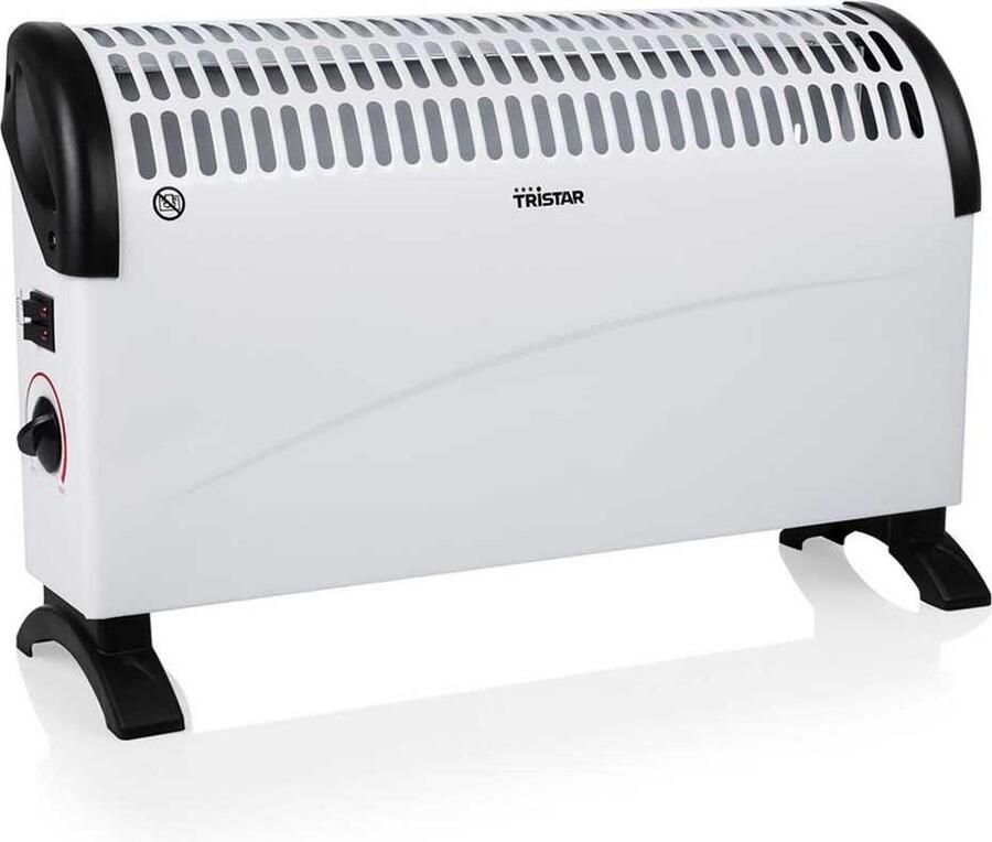 Tristar Kachel elektrisch KA-5911 Convector kachels verwarming electrisch 750|750|1500 Watt Oververhittingsbeveiliging Regelbare thermostaat Wit