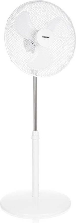 Tristar VE-5757 Voetventilator Verstelbaar van 85 tot 120 cm – 85 graden draaibaar Wit