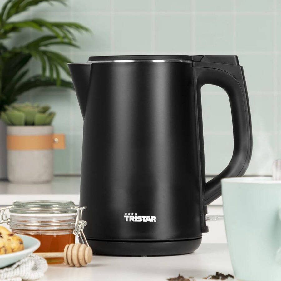 Tristar Waterkoker WK-3404 2200 W 1 5 L zwart