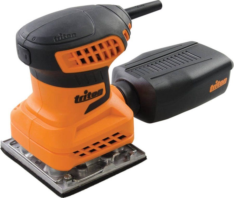 Triton Silverline Krachtige vlakschuurmachine 200 W ergonomische greep 1 4 vel schuurkussen lichtgewicht ontwerp